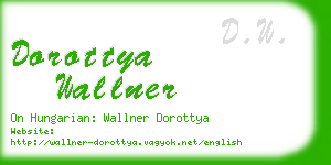 dorottya wallner business card